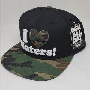 🆕 DGK I heart haters Camo Snapback Hat